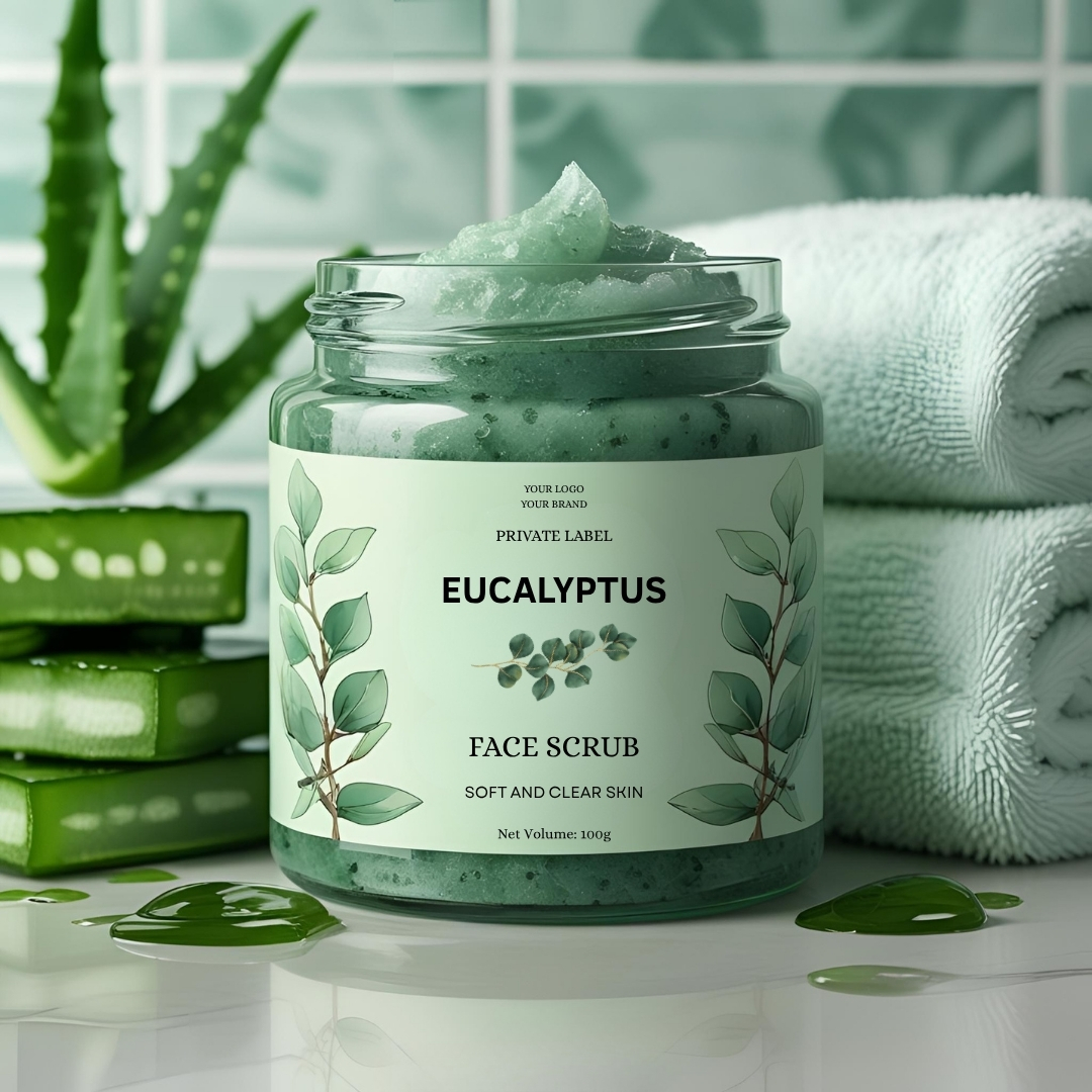 Eucalyptus-face-scrub-for-soft-and-clear-skin