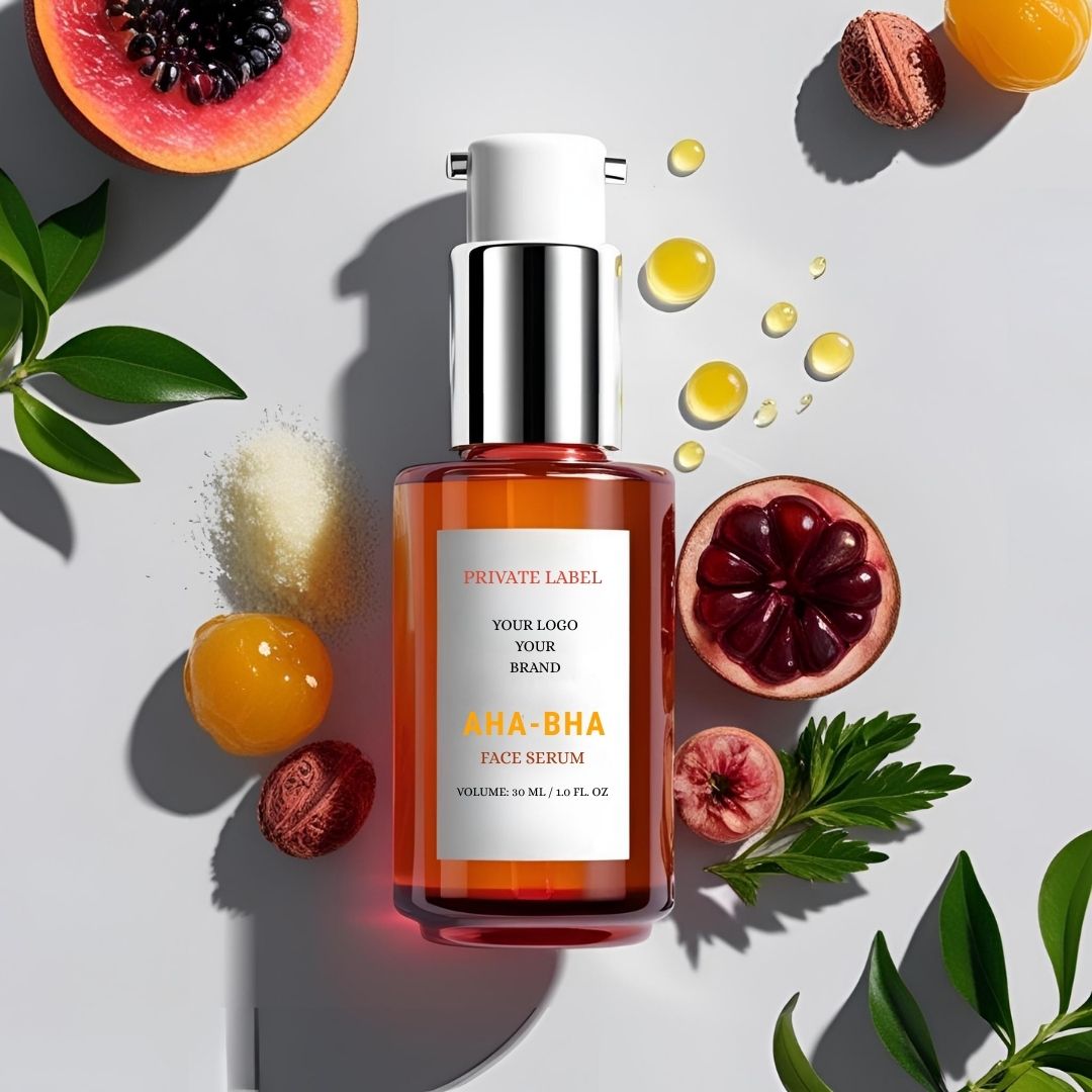 Private-Label-AHA-BHA-Face-Serum-manufacturer