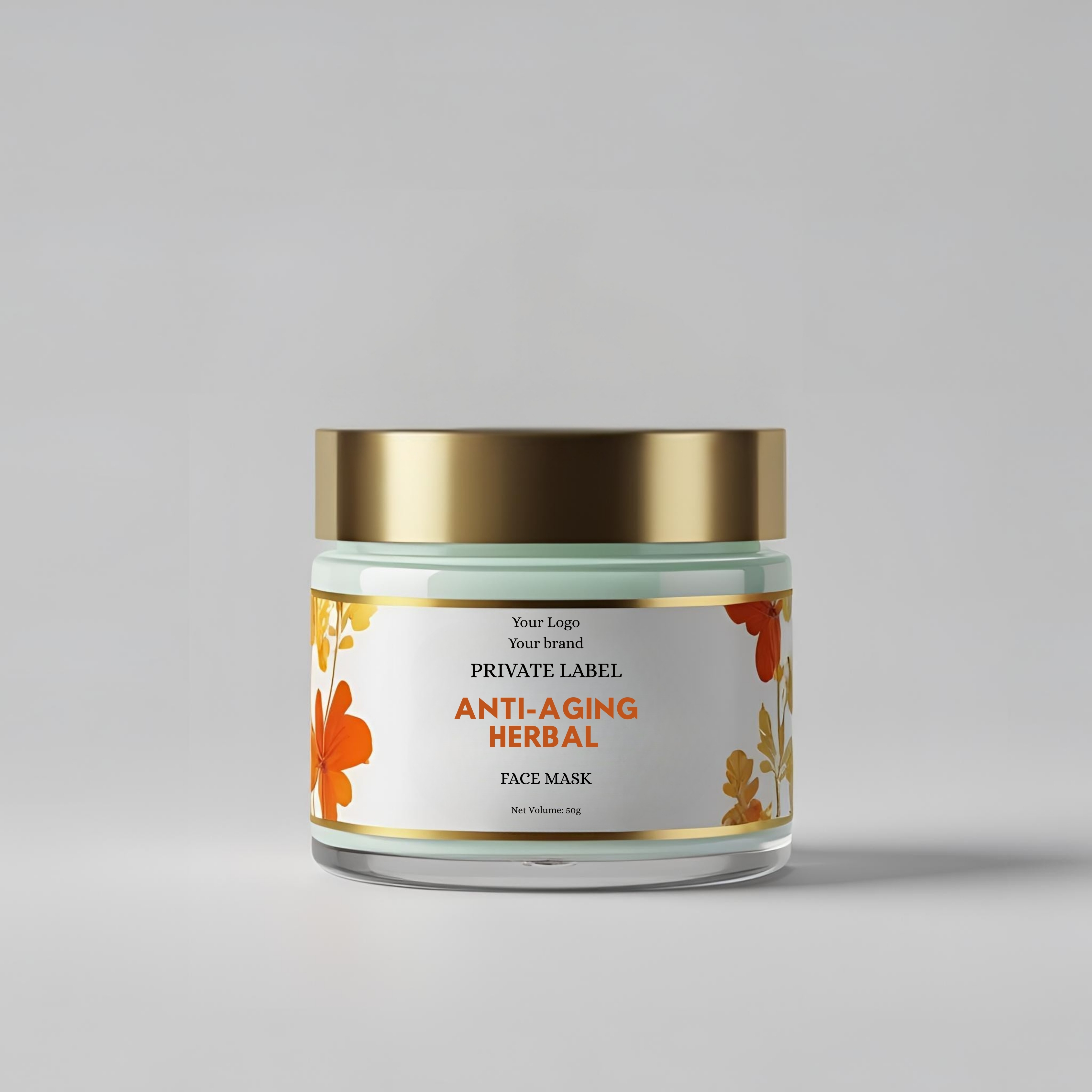 private label anti aging herbal face mask, best face mask manufacturer, organic face mask for clear skin