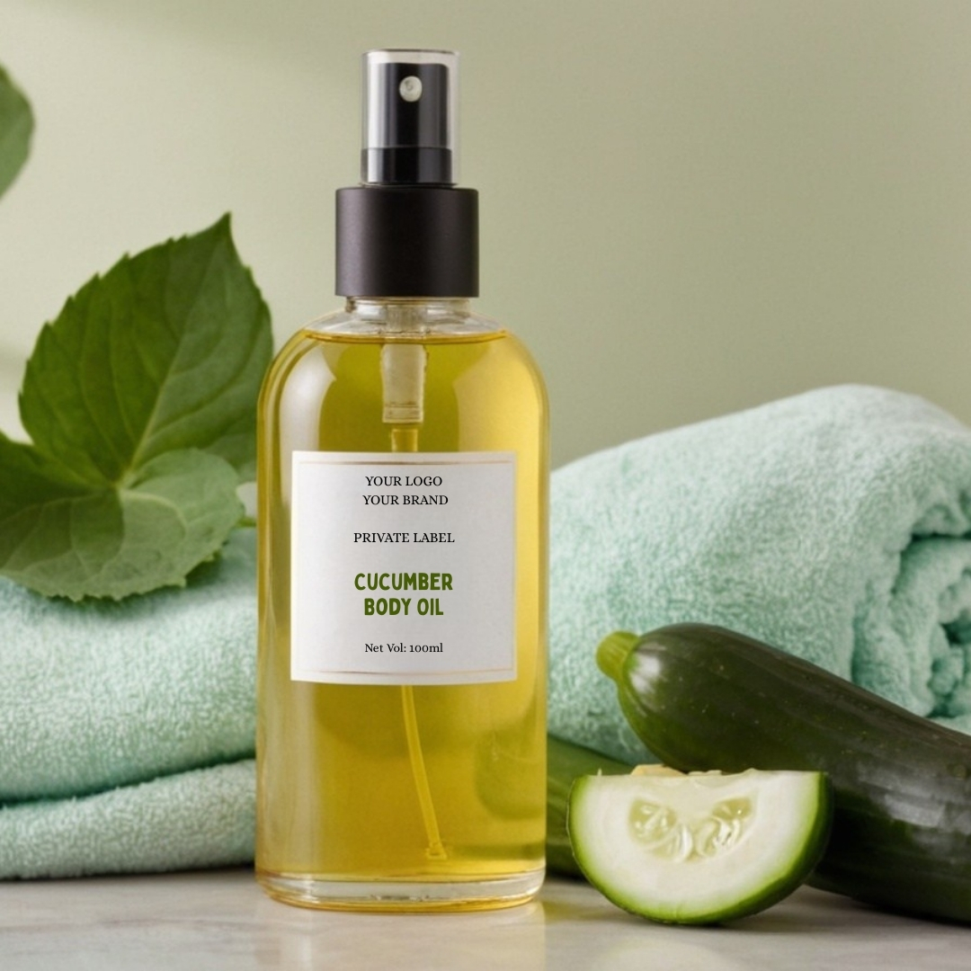 Private-Label-Cucumber-Body-Oil-manufacturer