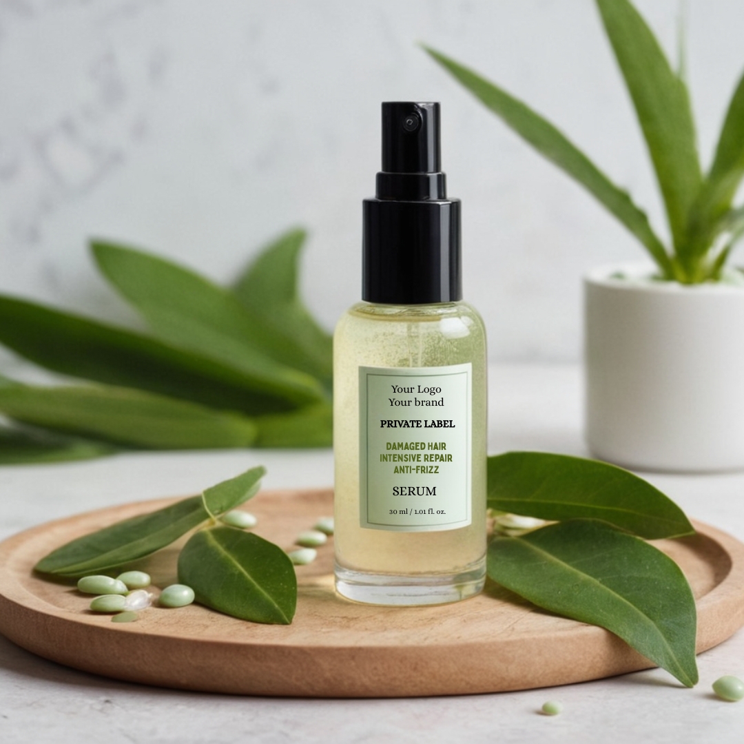 Private-Label-Damaged-Hair-Intensive-Repair-Anti-frizz-Serum-manufacturer