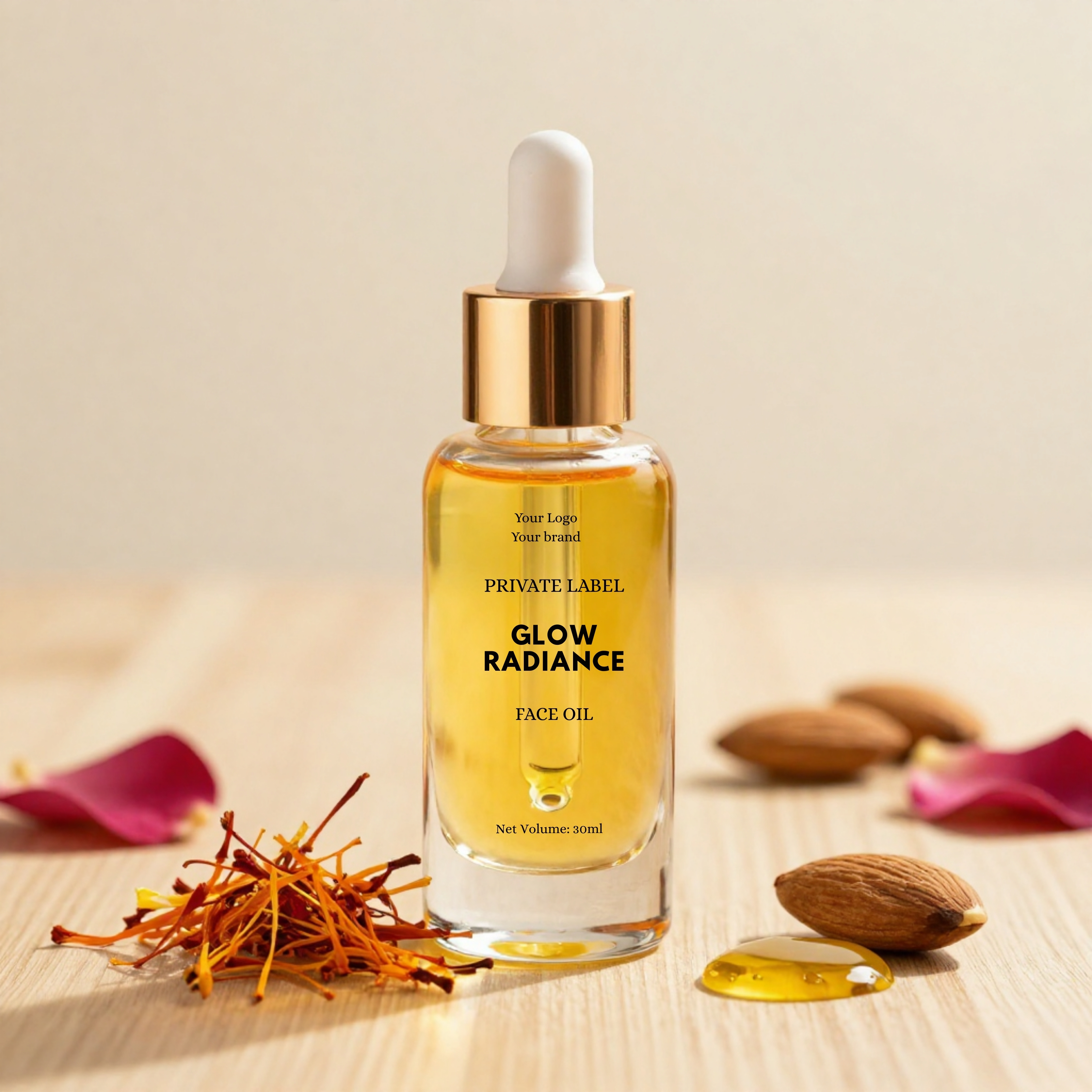 Private Label Glow Radiance Face Oils, best skin care product manufacturer , natural face oil manufacturer