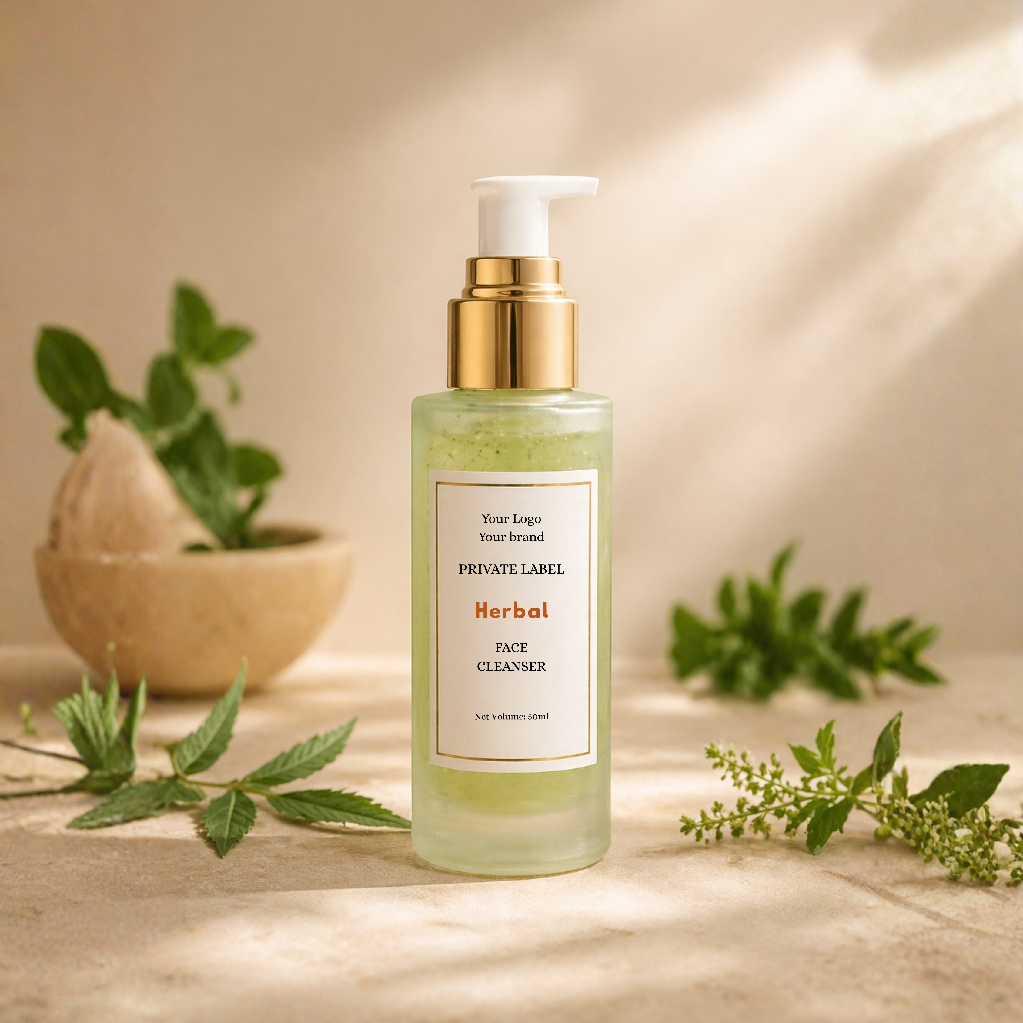 Private Label Herbal Face Cleanser, private label skin care products, private label products  