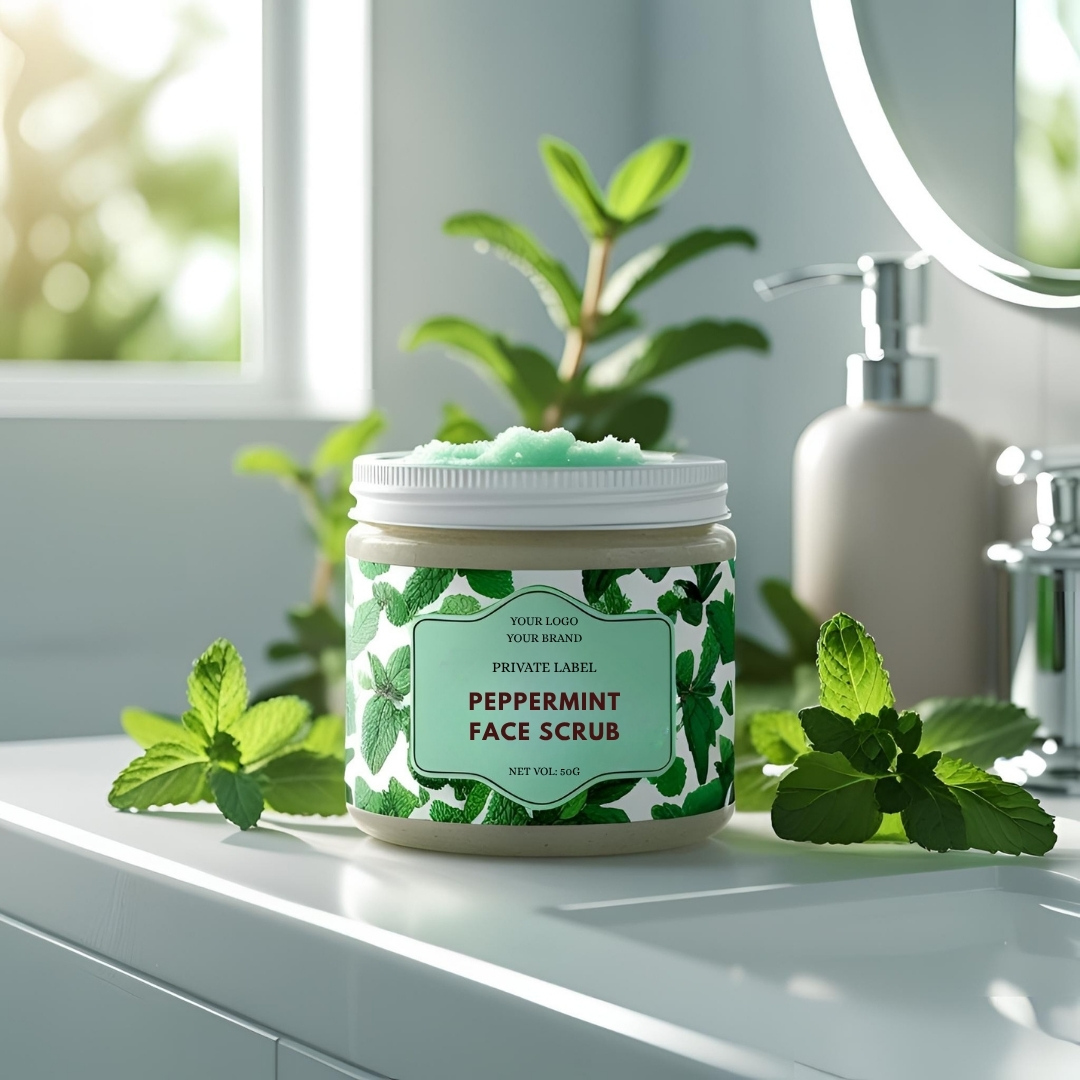 Private-Label-Peppermint-Face-Scrub
