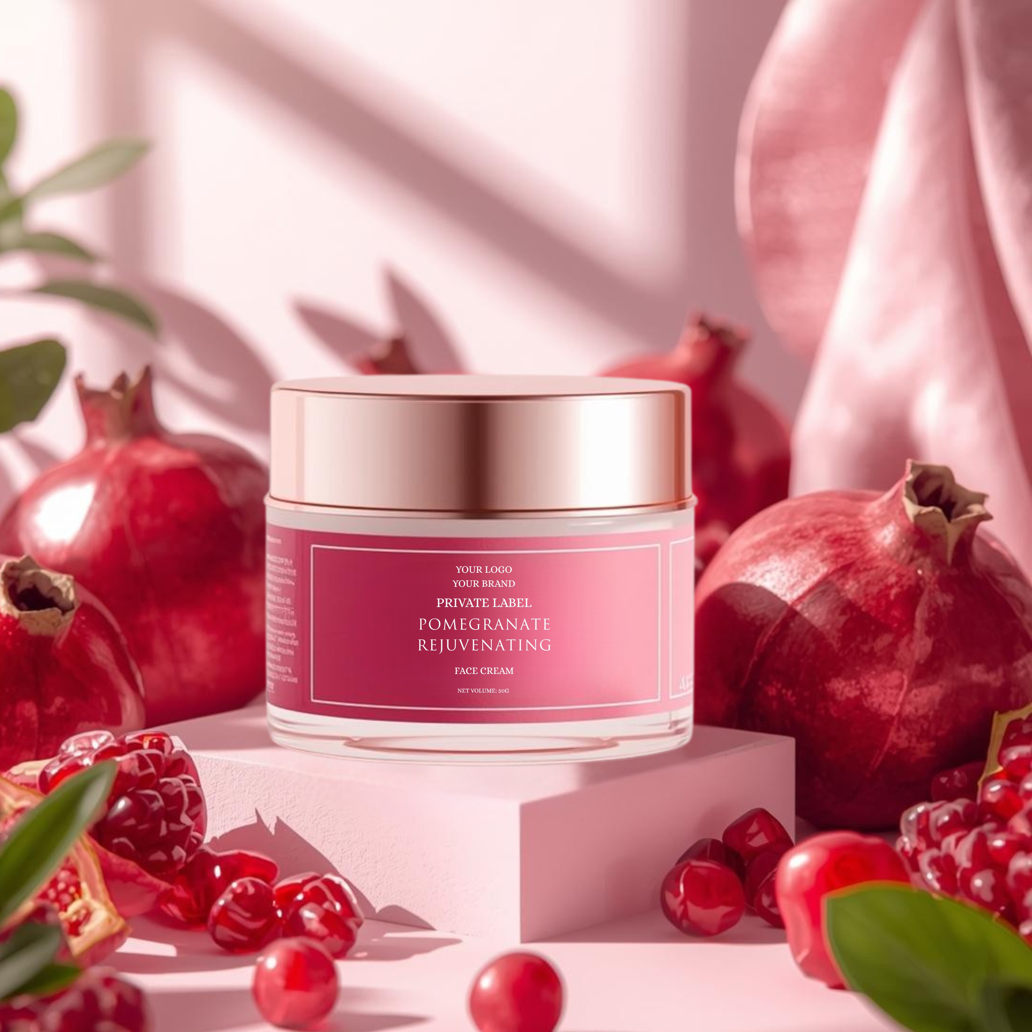 Private Label Pomegranate Rejuvenating Face Cream,face cream manufacturer,organic cream for Hydrating skin