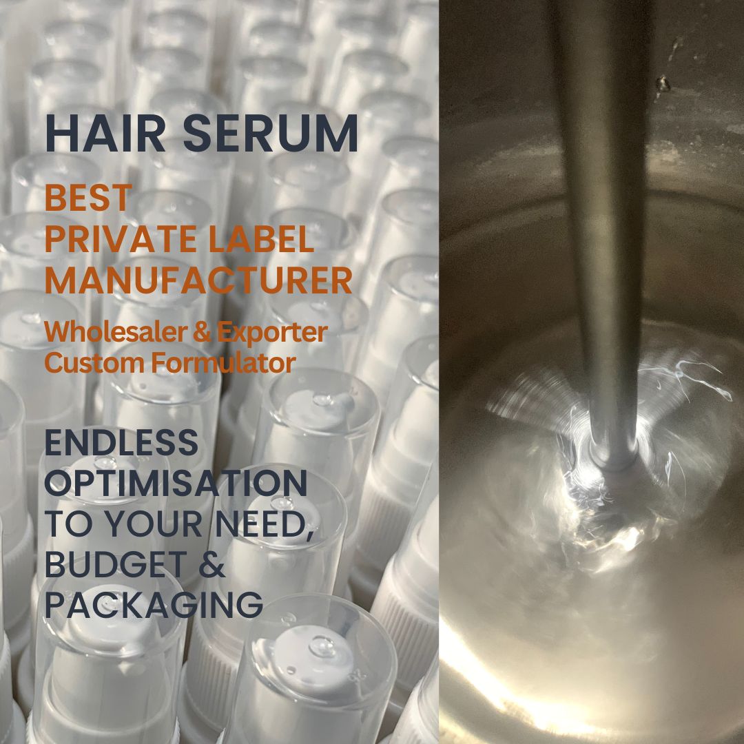 best private label manufacturer of hair serums