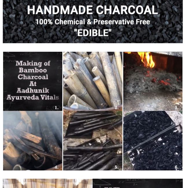 charcoal-powder-making