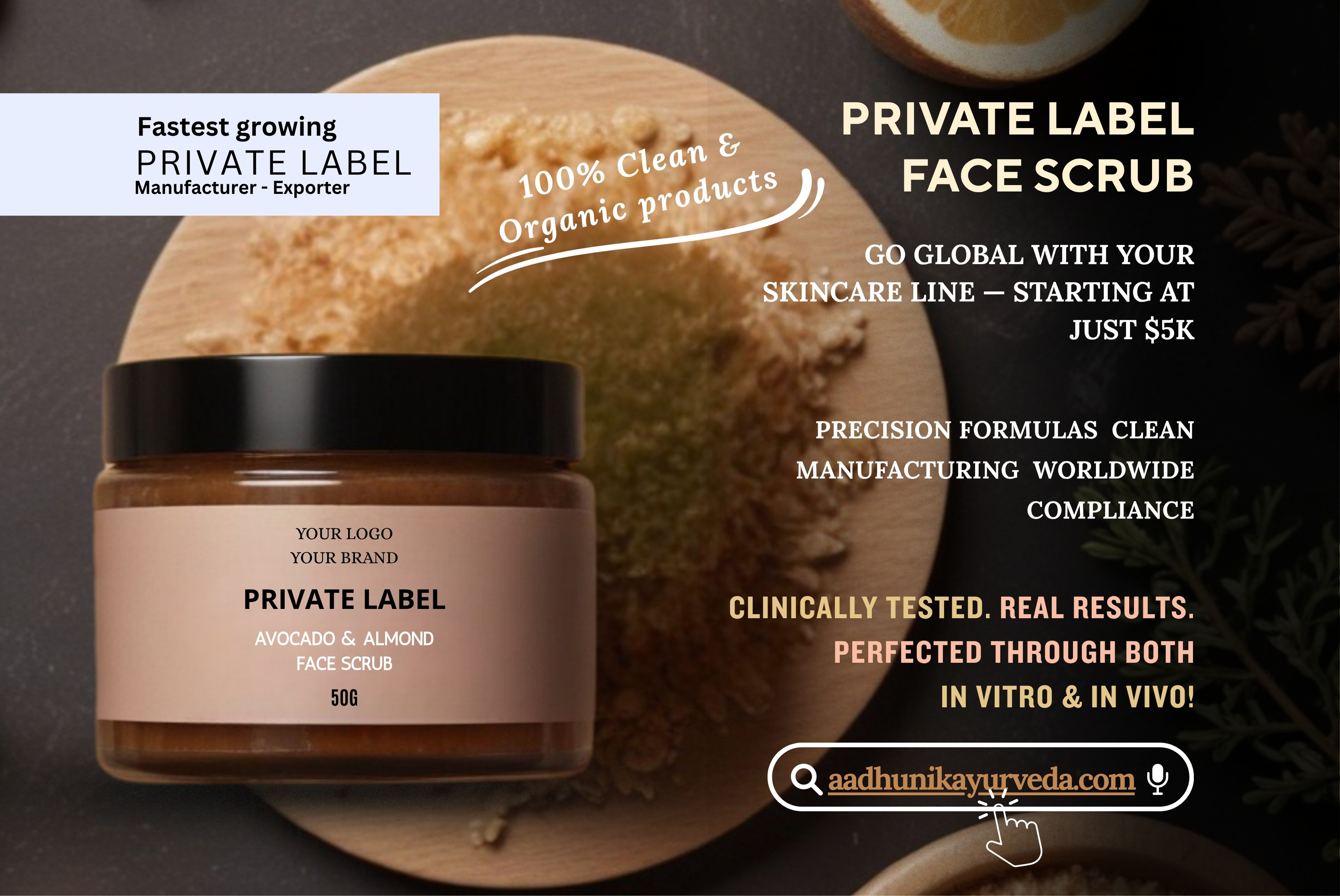 Private label face scrub,Face scrub manufacturer,Scrub manufacturer,Body scrub supplier